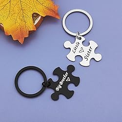 Jielahua Brother Sister Keychain Set Gifts Little