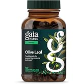 Gaia Herbs Olive Leaf, 120 Vegan Capsules, 120 Servings | Traditional Immune Health Support, Immune System Supplement with Olive Leaf Extract &amp; Oleuropein*