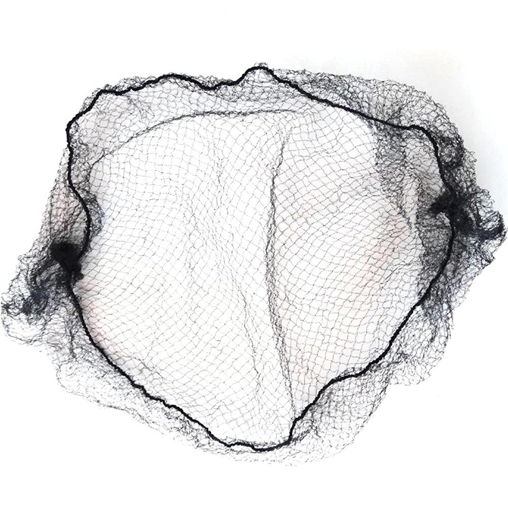 50 pcs Invisible Hair Nets for Buns, Reused Elastic Edge Mesh for Women Bun, Hair Bun Nets for Women Girls Ballet Dancer Catering