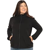 STRETCH IS COMFORT Girl's and Women's Zip Up Jacket | Cadet Warm Up with Pockets | Team Jacket For Women