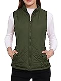 Allegra K Woman Zip Up Front Stand Collar Slant