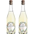 FLORENTINA: The Ultimate Organic Sparkling Elixir – Alcohol-Free, Zero Added Sugar, Reduced Calorie, Gluten-Free, 750mL – A Taste of French Luxury in Every Sip! (Peach Bellini) 25.4 Fl Oz - Pack of 2