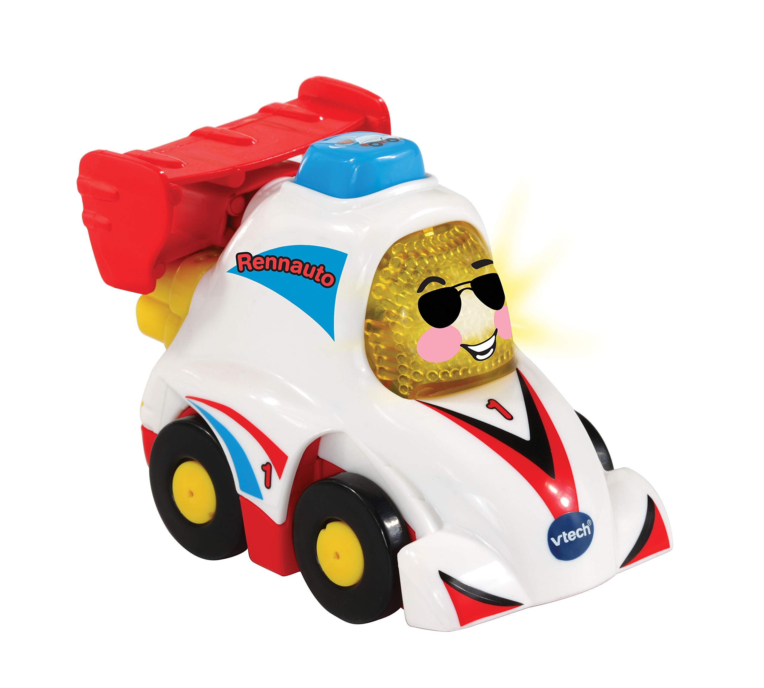 Vtech Tut Tut Baby Speedster - Racing Car - Toy Car with Music, Light-Up Button, Exciting Phrases and Sounds - For Children Aged 1-5 Years