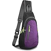 TITECOUGO Small Sling Bag, Lightweight Crossbody Backpack for Men Women, Shoulder Bag for Sports and Outdoor
