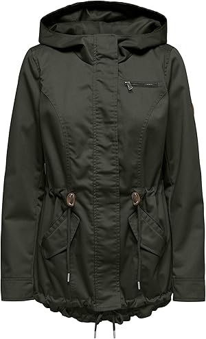 ONLY Damen Onllorca Life Canvas Parka Cc OTW