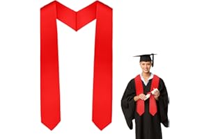 Cytokio Graduation Stole Class of 2025 Plain Graduation Sash Honor Stoles for Graduation 2025 Unisex Adults for Acadamic 70"