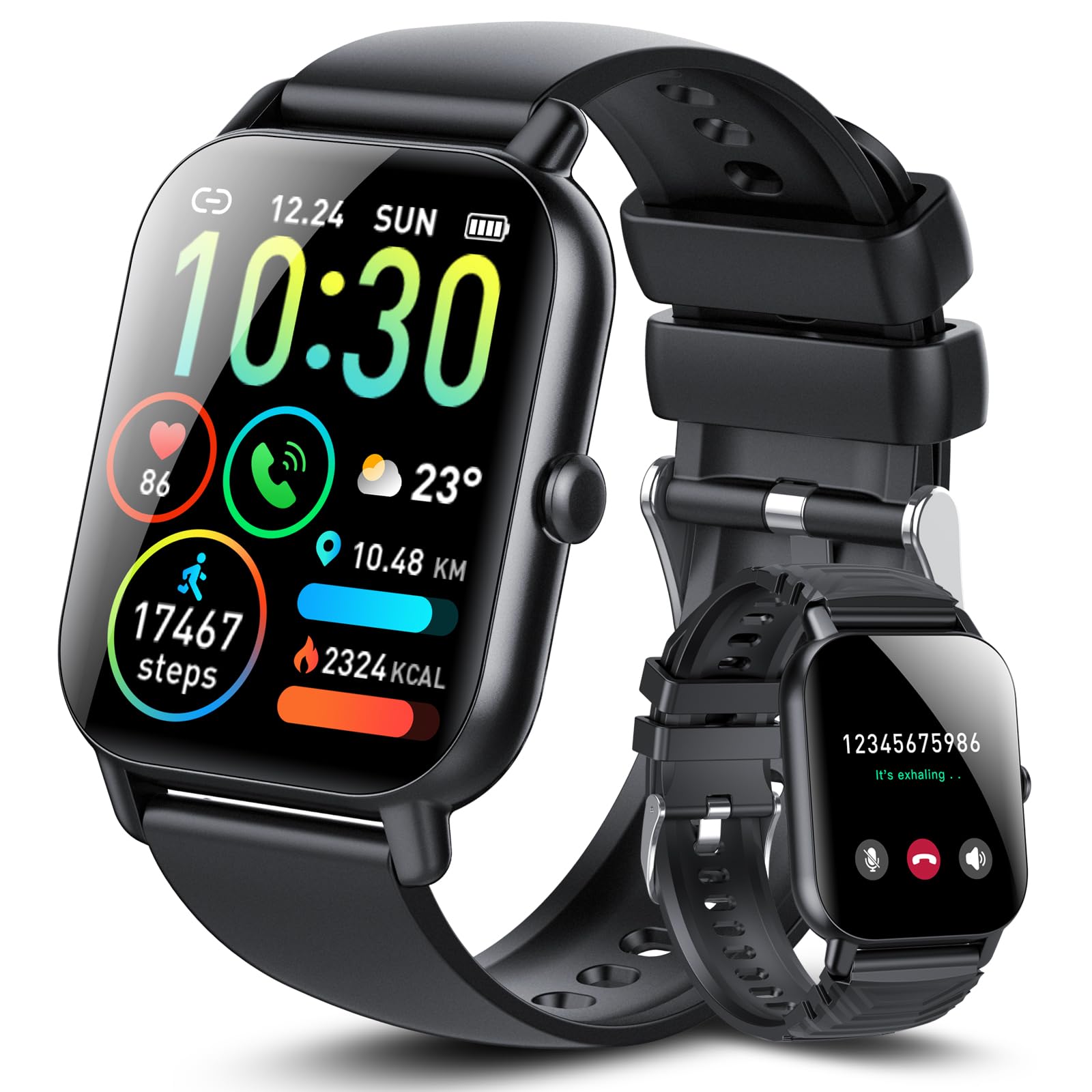 Ddidbi Smart Fitness Watch for Men Women(Answer/Make Calls), 1.85