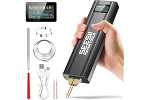 SEESII Battery Spot Welder: Spot Welder for Lithium Batteries, Mini Battery Welder with Built-in Rechargeable Battery, Spot Welding for 0.1-0.2mm Nickel Sheets/Iron/Stainless Steel Sheets