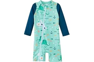 UMELOK Baby Boy Swimsuit UPF 50+ Sun Protection Rash Guard Swimwear