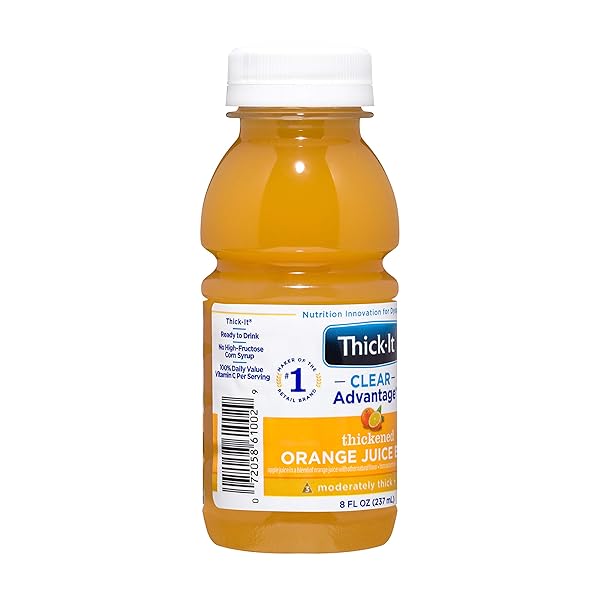 THICK-IT CLEAR ADVANTAGE THICKENED ORANGE JUICE BLEND – MODERATELY THICK/HONEY, 8 OZ BOTTLE (47882600)