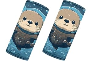 HELLHERO Sea Otter Luggage Handle Wraps for Suitcase,Luggage Tag Identifiers Markers Luggage Handles Airplane Flying Cruise Travel Accessories