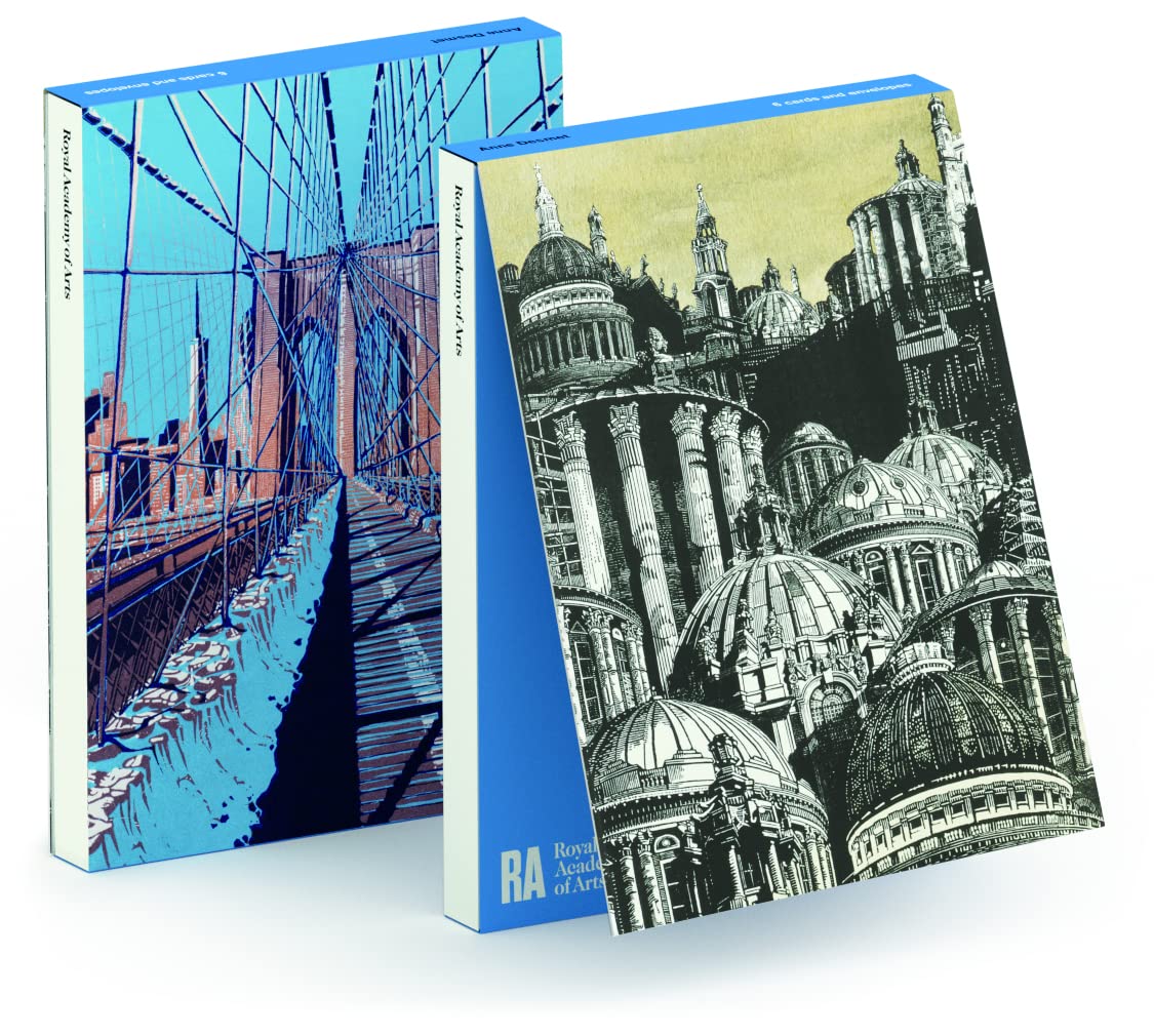Royal Academy of Arts, Anne Desmet Notecard Wallet- Set of 6 Blank Greeting Cards (17 x 12cm)