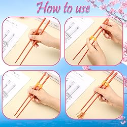 5 Pairs Reusable Chopstick Helpers Non Slippery