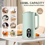 WingFly Soy Milk Maker 650ML, 10 Blades, Self-Cleaning, Green view 6
