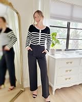 G4Free Yoga Pants with Pockets Wide Leg Trousers for Women XL Black UK Dress view 2
