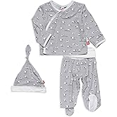 Magnetic Me Modal Newborn Take Home Kimono Set | Silky Soft Modal Fabric