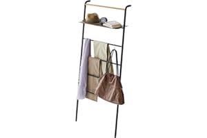 Yamazaki Home Tower Leaning Ladder Rack, Space Saving, 160 cm - Steel