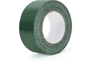 AUXMOTEC Green Duct Tape Heavy Duty Waterproof, 40 Yards X 2 Inch, 9 Mils Thickness Strong Adhesive Sticky, No Residue, Easy Tear by Hand for Home Repairs Indoor Outdoor Crafts Packing HVAC and Construction