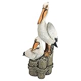 Design Toscano Coastal Decor Ocean's Perch Pelicans