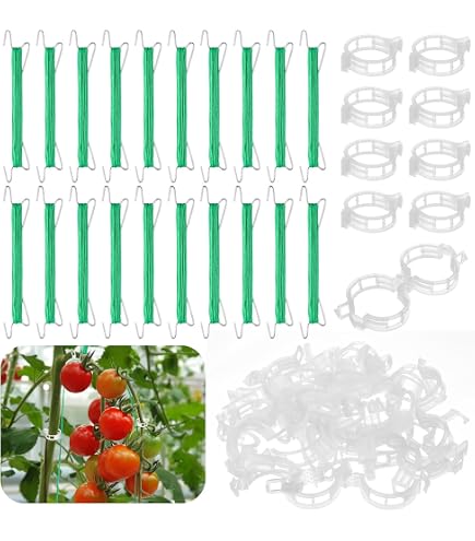 Lot De 12 Pinces à Suspendre Pour Tomates Et Plantes Grimpantes - Support De Tige, Fixation Facile, En PP Résistant, Pour Jardinage