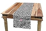 Ambesonne Safari Table Runner, Leopard Cheetah