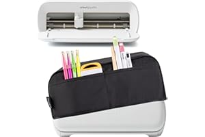 TRO&HOM Dust Cover Compatible with Cricut Joy Xtra, Cover for Cricut Joy Xtra Machine, 2 Front Pockets for Cricut Accessories and Supplies