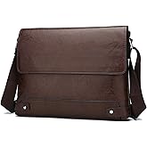 SHENGLAICAI Messenger Bag for Men, 13 inch Purse Crossbody Bag, Waterproof Shoulder Bag for Office Business