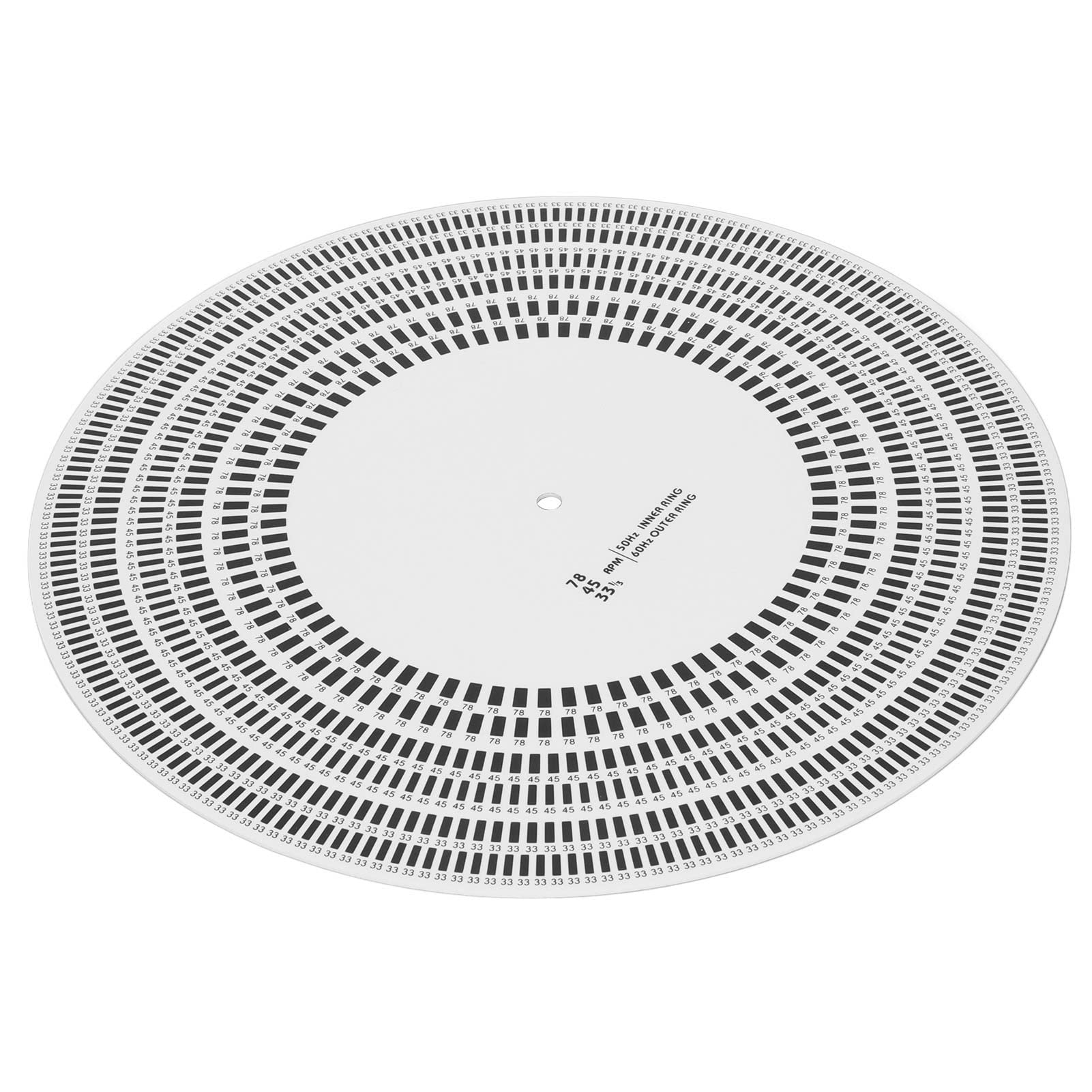 LP Vinyl Strobe Disc, Speed Adjustable Speed LP Turntable Calibration Disc Professional Record Disc LP for Vinyl Record Player