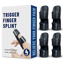 4 Pcs Trigger Finger Splints/Brace for Knuckle