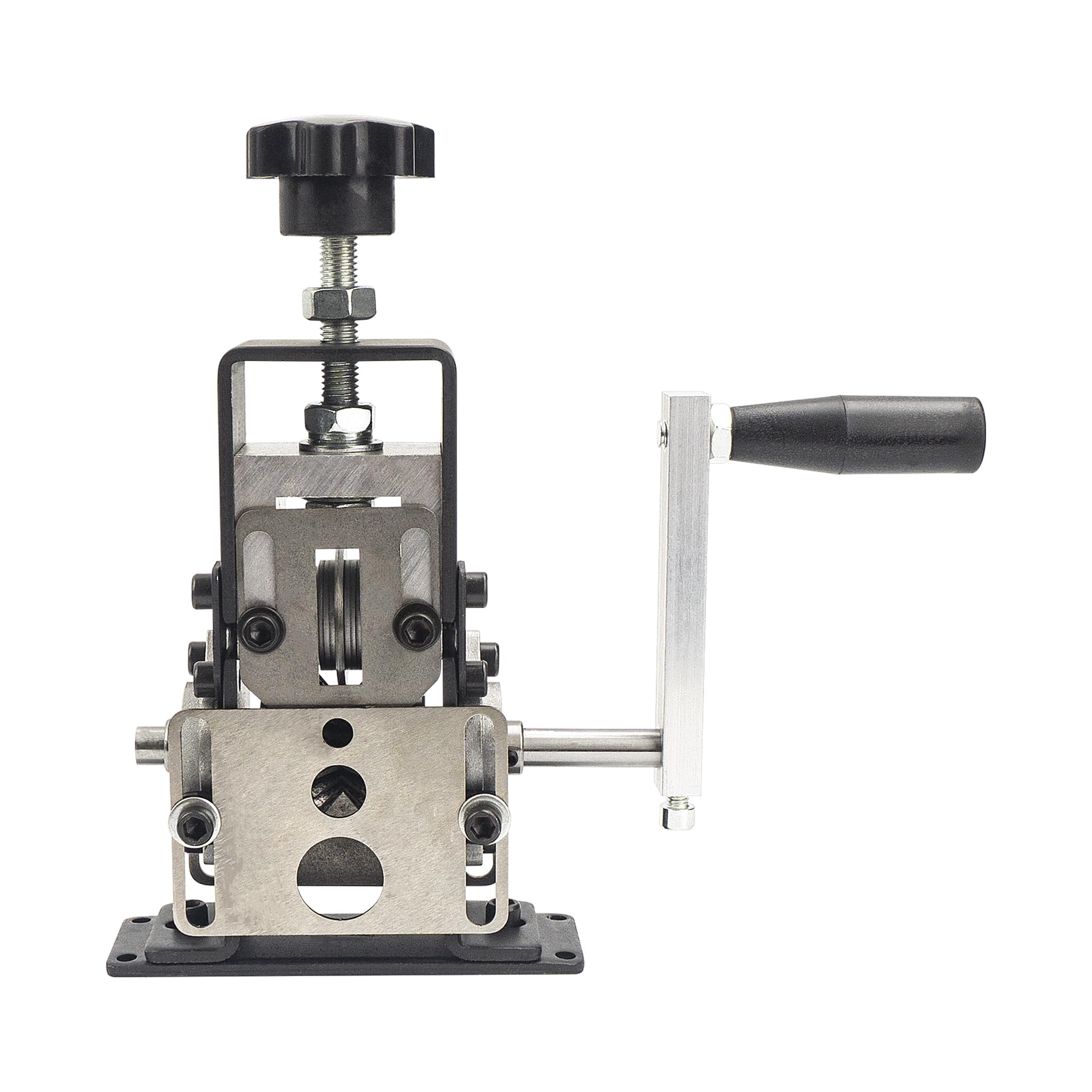 Photo 1 of Ezebesta Manual Wire Stripping Machine Copper/Drill Wire Stripper, Wire Stripper Machine with Hand Crank Portable, Wire Stripping Tool Aluminum Construction