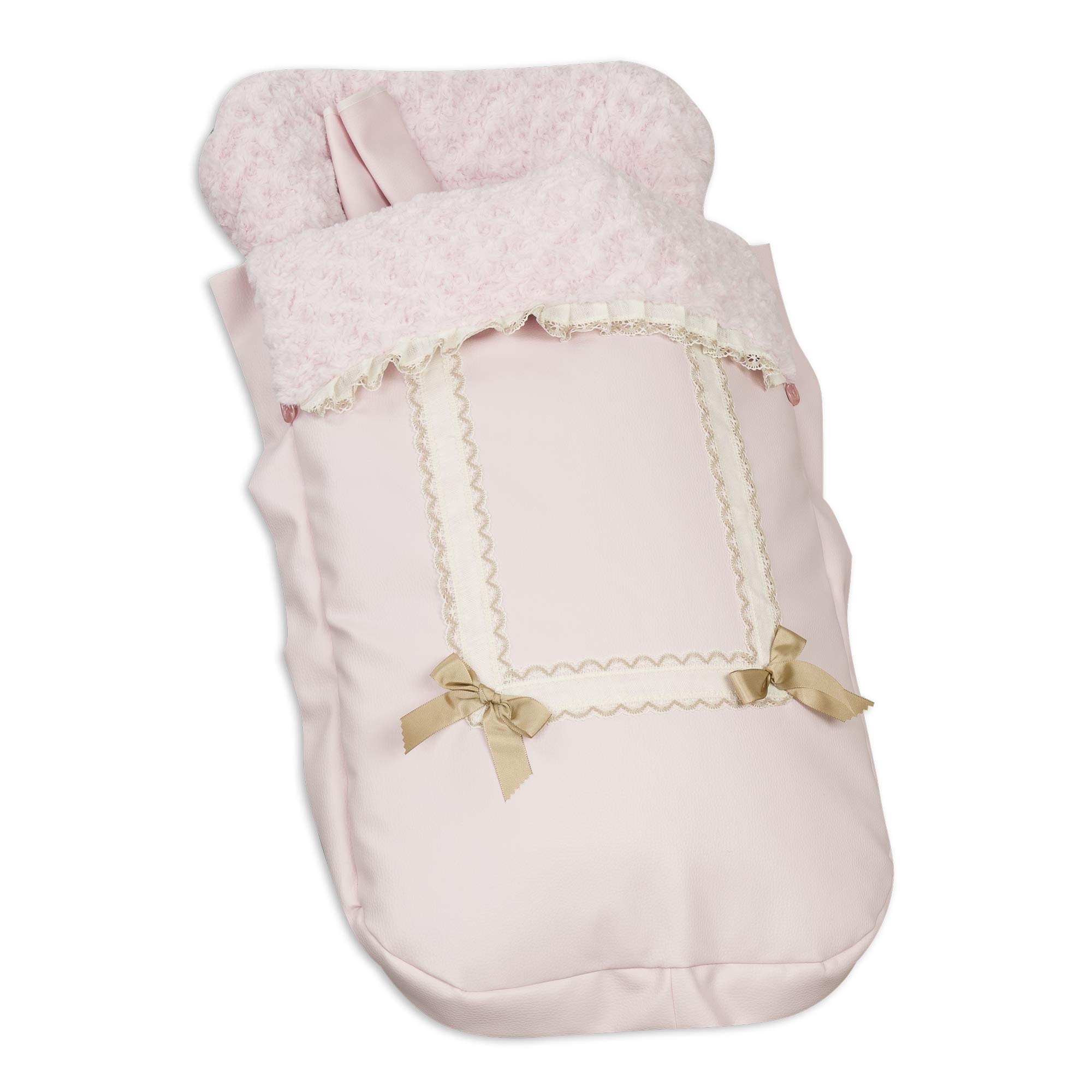 Babyline Leather Rosa – Bugaboo Unisex Footmuff