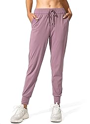 SANTINY Women's Joggers Pants Pockets Drawstring