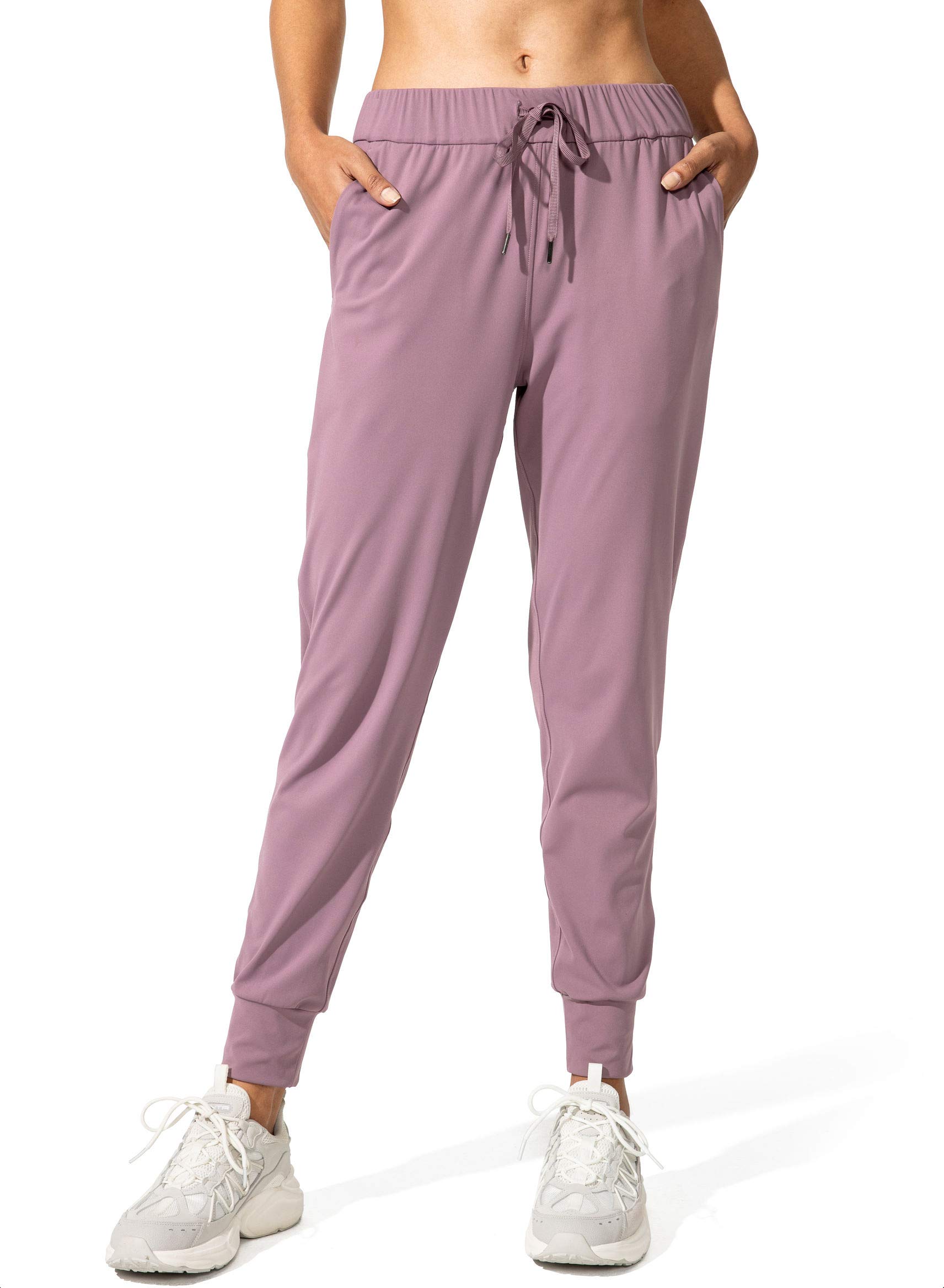 SANTINY Women's Joggers Pants Pockets Drawstring