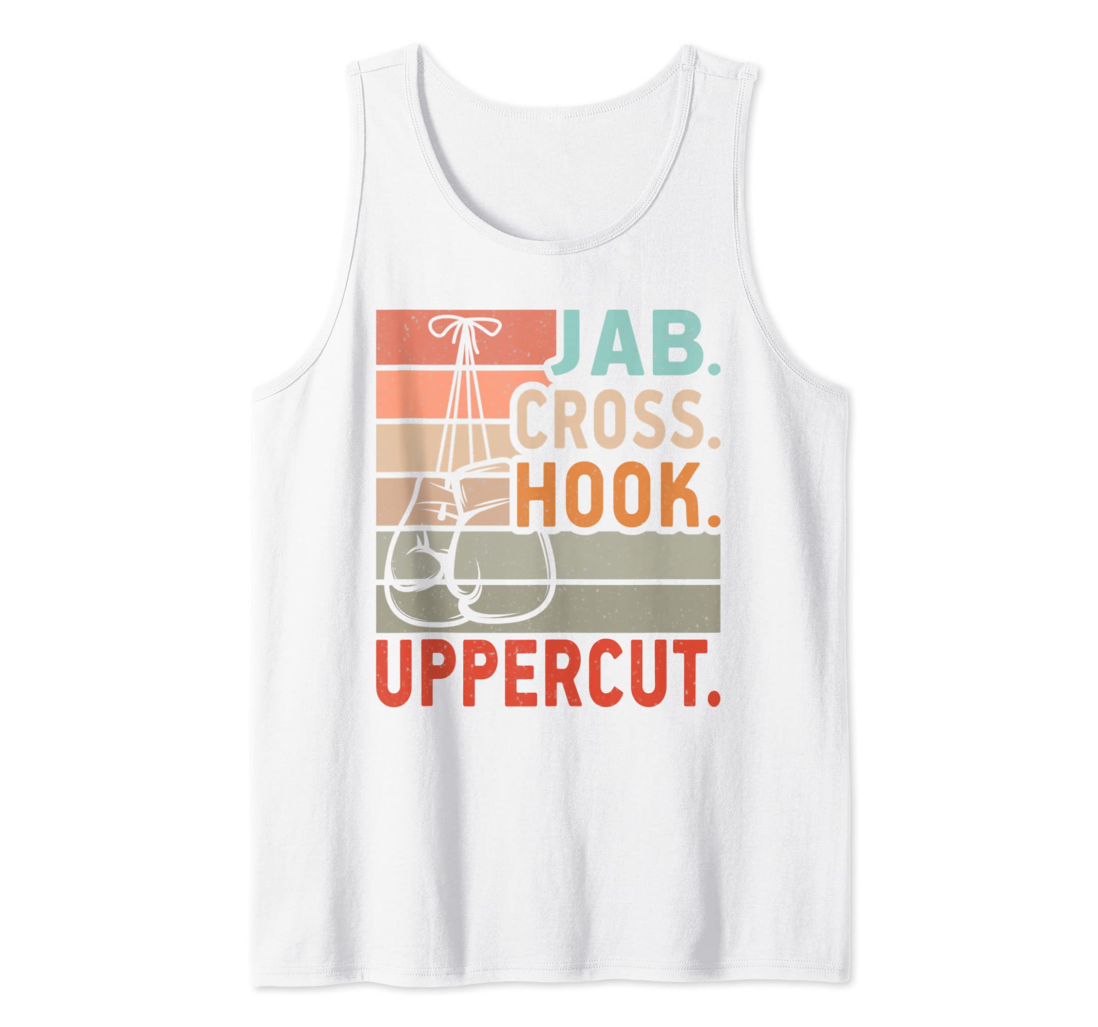 Jab Cross.... Uppercut Funny Boxing Tank Top