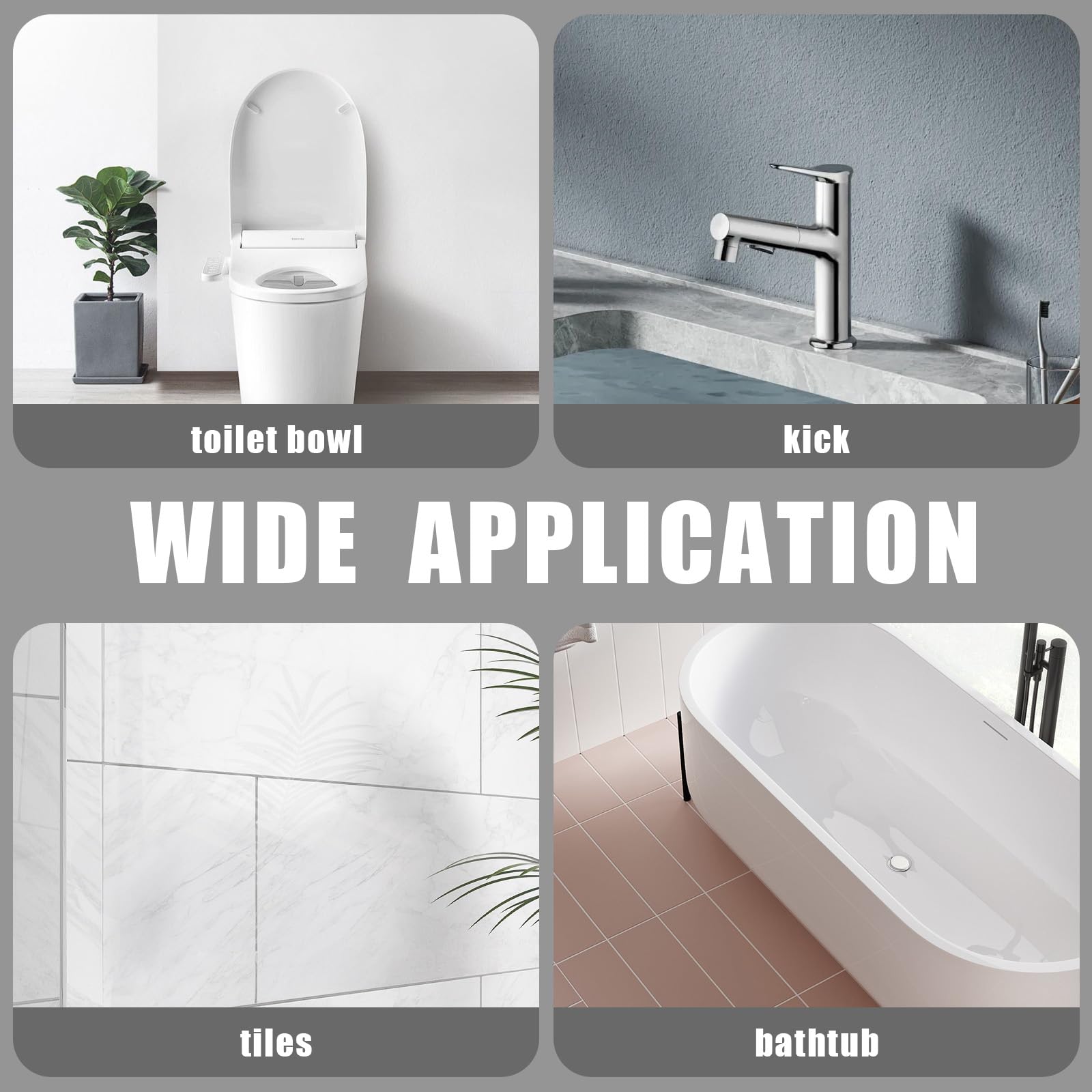 Bimsstein WC-Bürste, 6 Reinigungs-Nachfüllpackungen mit Griff, wiederverwendbar, effektive Reinigung, für Toiletten, Küchen, Spülen und Waschbecken 5