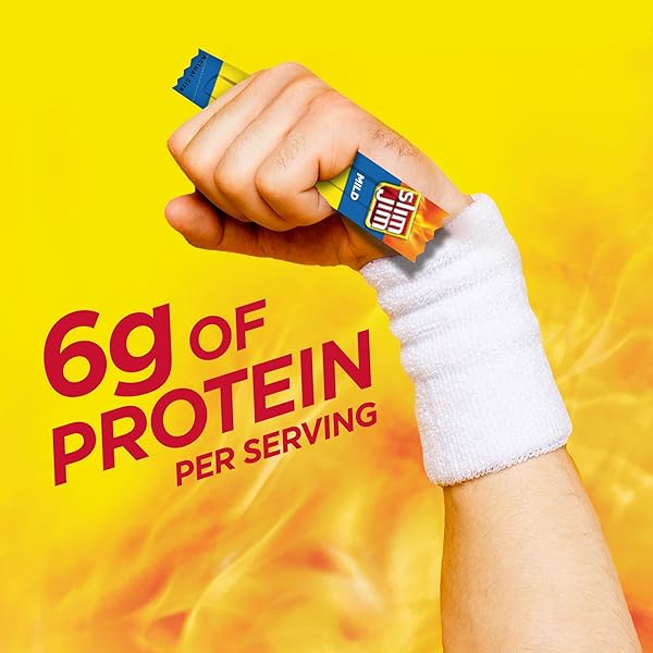 SLIM JIM SMOKED MEAT STICKS, MILD FLAVOR, 6G PROTEIN PER SERVING, SNACK SIZE, 0.28 OZ. (100 COUNT)