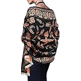 AWAYTR Pashmina Shawls Wraps for Women - Cashew Flower Winter Warm Big Scarf for Women Shawls and Wraps for Evening Dresses