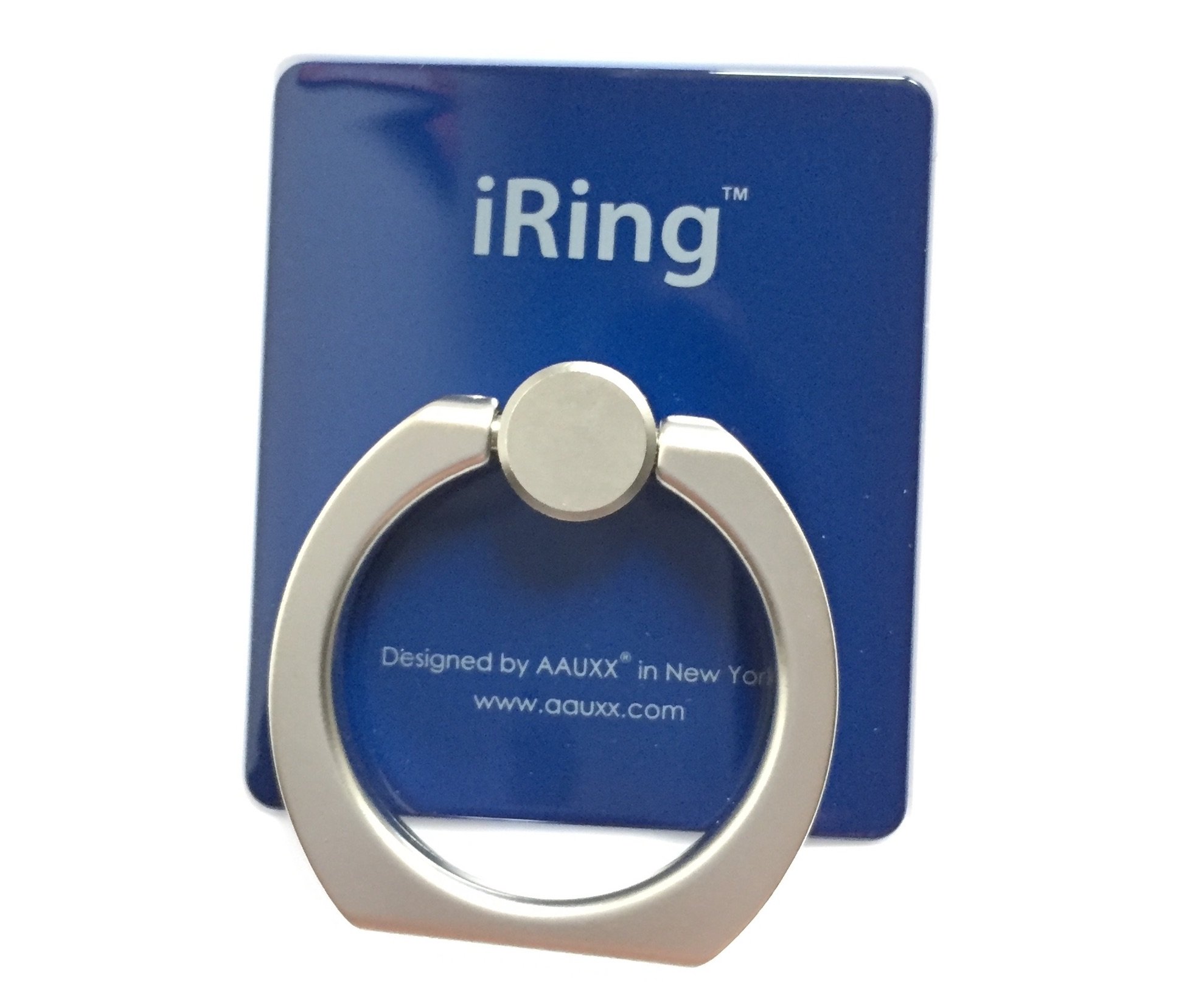 iRing Premium, 3 in 1 Hand Grip Ring and Mount for Mobile Phones - Designed by Aauxx