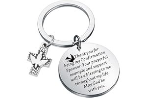 TGBJE Confirmation Sponsor Gift Christian Faith Gift Catholic Confirmation Gift Godmother Gift Godfather Gift Thank You Gift