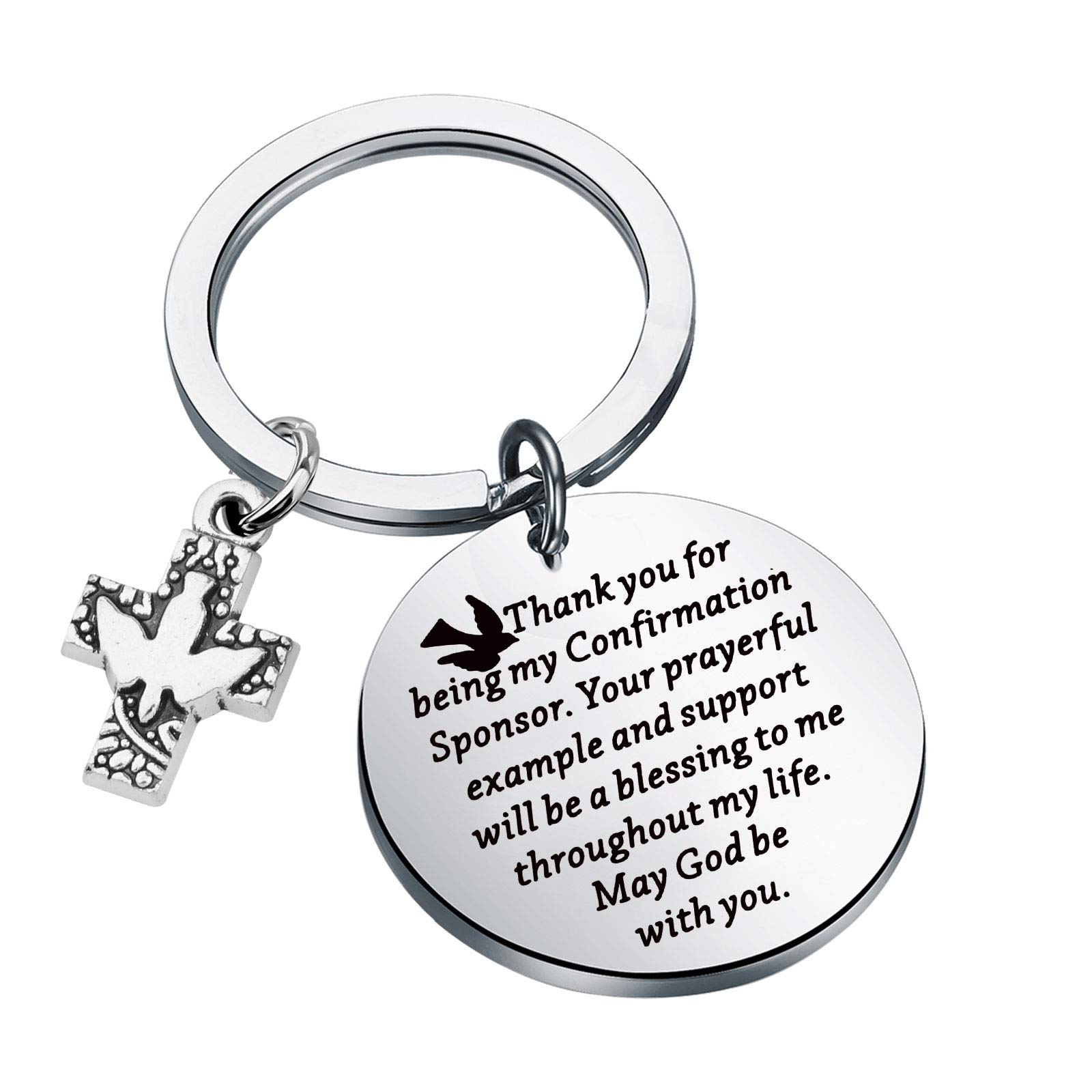 BAUNA Confirmation Sponsor Gift Christian Faith Gift Catholic Confirmation Gift Godmother Gift Godfather Gift Thank You Gift … (Confirmation Sponsor)