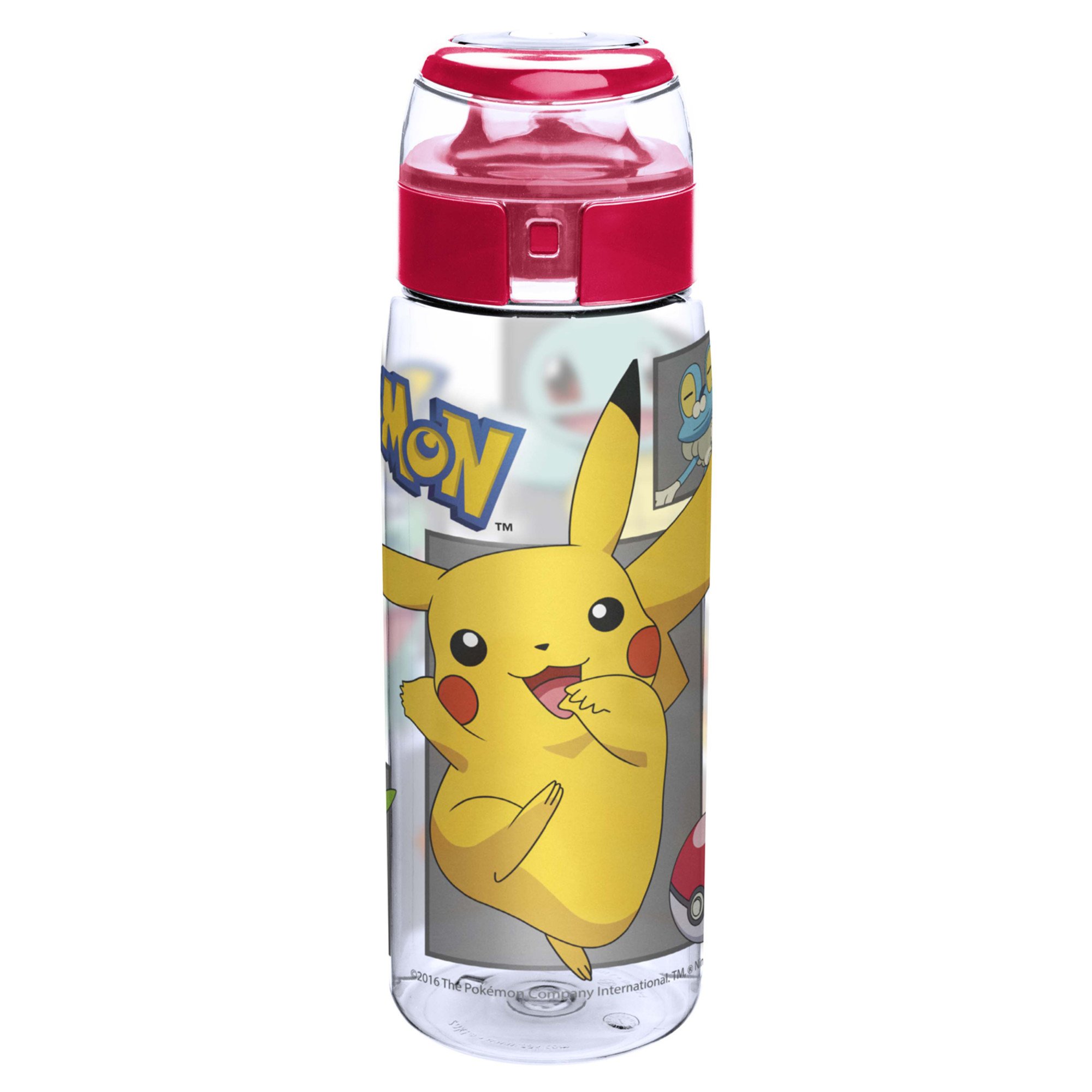 Zak Designs POKC-K952 Water Bottles, Plastic, Pokemon Pikachu