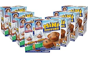 Little Debbie Blueberry Mini Muffins, 40-1.7 OZ Pouches (8 Boxes)