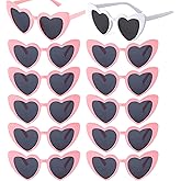 Bachelorette Party Favor Sunglasses 6 Pack,Retro Cat Eye Heart Sunglasses for Women,Bridesmaid Proposal Gifts