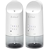 JCLOUD Plug in Diffuser for Essential Oils, 2 Pack Waterless Scent Diffuser Cover Up to 500 Sq. Ft. for Home, Office, Spa – Portable Wall Aromatherapy Device, White
