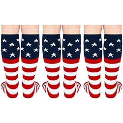 American Flag Socks - 4th of July & Soccer