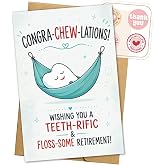 Podagree (8x5.3 Inch) Funny Dentist Retirement Card Dental Farewell Gift | Funny Retirement Card For Dentists And Dental Professionals, A Cute Dental Greeting Card To Celebrate Retirement With Humor