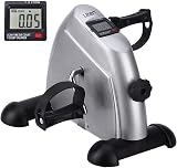 Uten Mini Exercise Bike Pedal Exerciser Resistance Cycle Indoor Gym