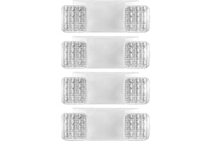 OSTEK 4 Pack LED Emergency Exit Lighting Fixtures with 90 Minutes Long Backup Batteries， US Standard Adjustable Integrated LED Emergency Light，ABS Fire Resistance (4 Pack)