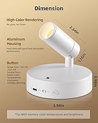EZVALO Spot Lights Indoor,5500mAh Rechargeable