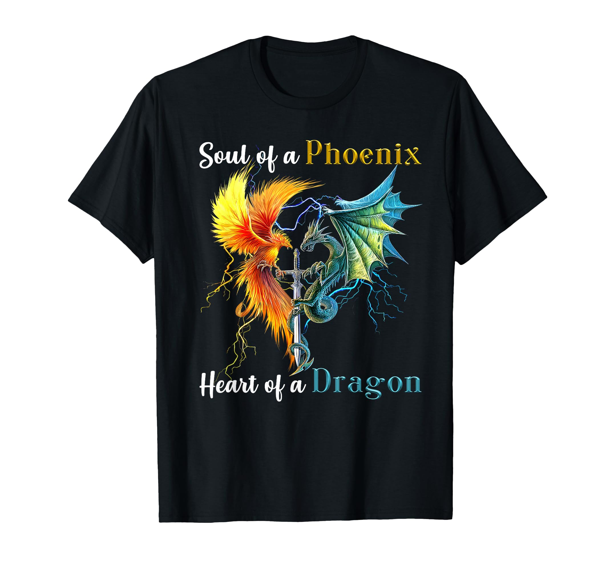 Photo 1 of ***SIMILAR ITEM***Soul of a phoenix heart of a dragon T-Shirt
